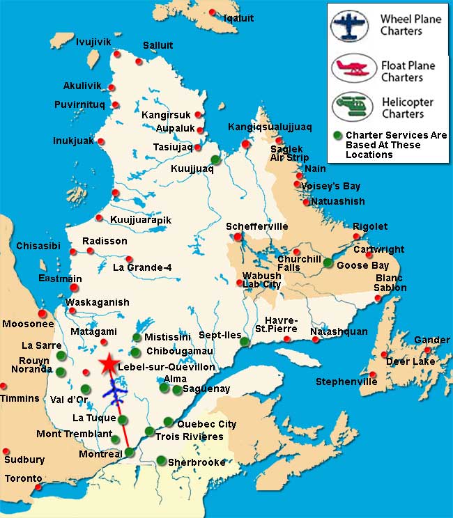 Montreal Charter Flights 